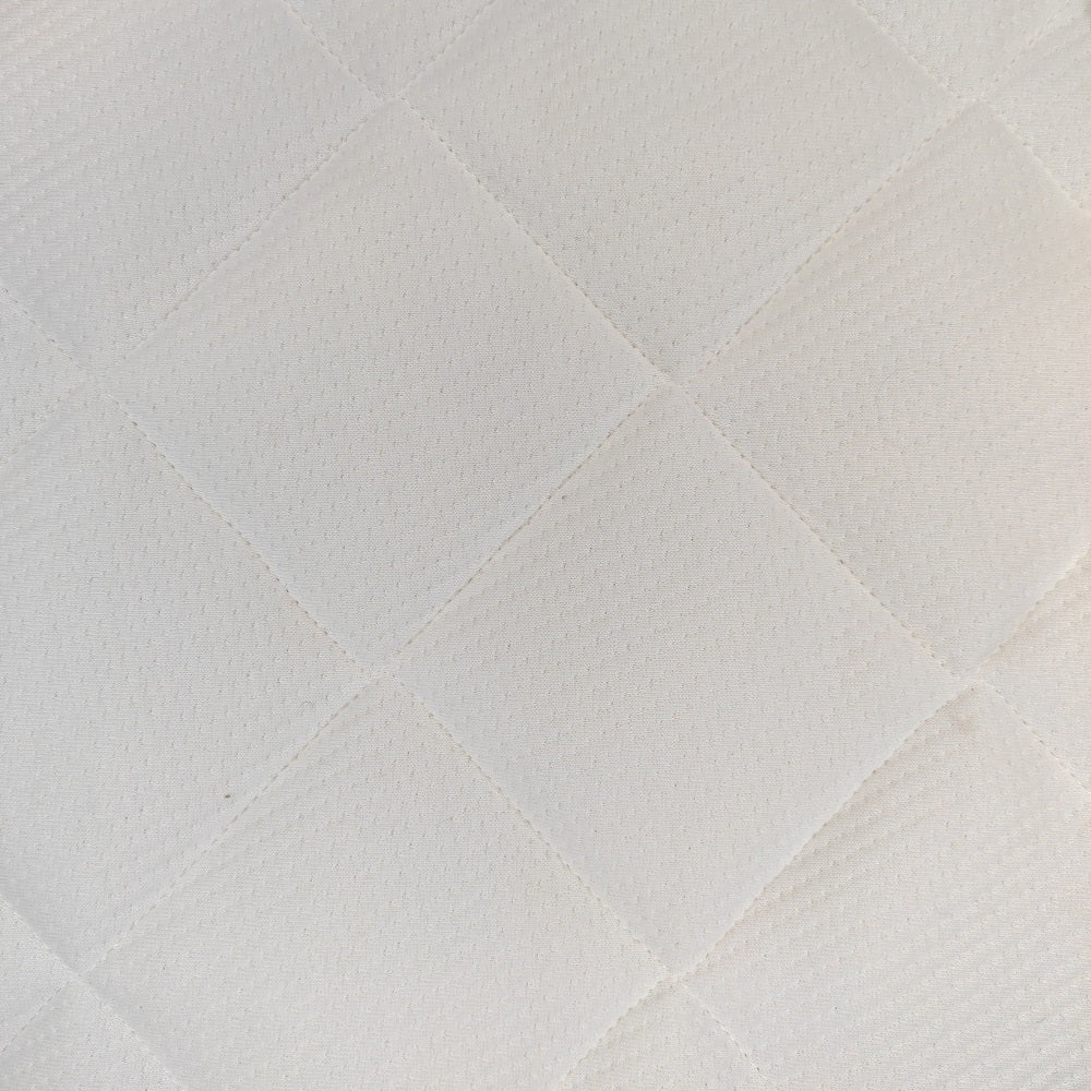 Hvidt betræk m. quilt til klassisk skummadras, 90x200x12 - Pandora Living
