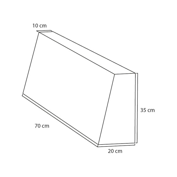 Ryggputer - 70 cm
