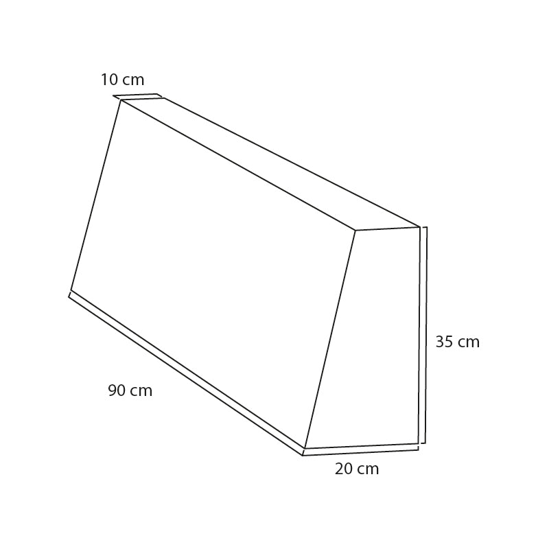 Ryggputer - 90 cm